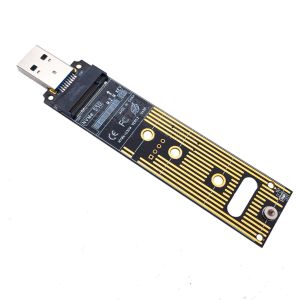 Enclosure M.2 NVME USB 3.1 Adapter 10Gpbs M.2 NVME To USB Card Reader M.2 NVME To USBA 3.0 Internal Converter Card for PCIE/M.2 Nvme SSD