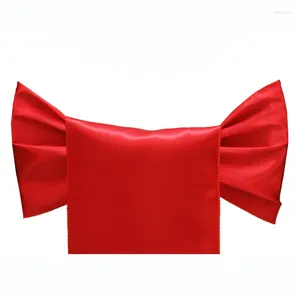 Chair Covers 10pcs/lot El Wedding Banquet Scene Cover Back Spend Bow Tie Ribbon Backs Embroidered Room Decorate Aesthetics