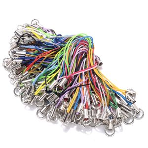 Iyoe Mix Jump Ring hummerlås LANYARD KORT Förlängande kedjeharts Charms hänge för smycken som tillverkar DIY -leveranser Tillbehör