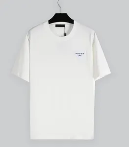 Mäns plus tees polos t-shirts runda nacke broderade och tryckt polar stil sommarkläder med gata ren bomullsstorlek: S-3XL 744E