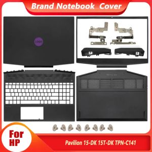 Kılıflar HP Pavilion 15DK Serisi LCD arka kapak/ön çerçeve/menteşeler/palmongrest üst kasa/alt kasa için yeni dizüstü bilgisayar kasası kapağı L57174001