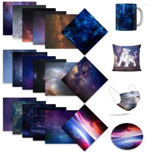 Adesivi per finestre XFX Sky Starry Sheet a inchiostro infusibile 18 pezzi 12x12 Sublimation Paper FAGGIO MAGGIONE A CAMPE ADHEVESIVE PER T-SHIRTS