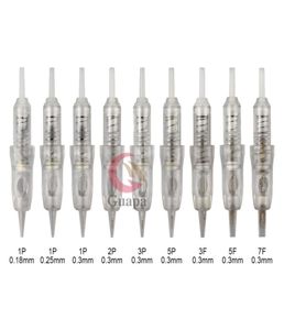 50 PCS de alta qualidade 1r 3r 5r 5f 7f agulha de cartucho para dispositivo de maquiagem permanente com dispositivo de micropigmentação com painel4585807