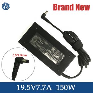 Laddare 19.5V 7.7A 150W AC/DC Adapter för Delta MSI N17908 V85 R33030 Laptop Notebook PC Power Supply Cord Cable Batteriladdare Nelar