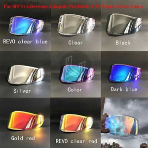 Cycling Helmets V-14 Helmet Visor Motorcyc Helmet Visor Helmet Accessories For MT V14Revenge 2Rapide ProBlade 2 SVTargo Visera L48