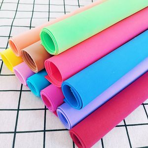 10pcs1mm de espessura de espuma EVA DIY DIY ScrapOnge Scrapbooking Flor Craft Flor Cutting Children Poster Paper Decoration