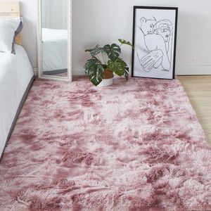 Fuzzy Abstract Area Rug Fluffy Shag Fur Rug inomhus Hemgolvmatta Plysch Kast Rug Shaggy Dekorativ accentmatta för sovrummet