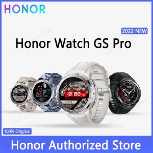 Watches Honor Watch GS Pro Smart Watch 1.39 '' 5Atm GPS Bluetooth Call Smartwatch Spo2 Heart Ret Monitor Fitness Sport Watch för män