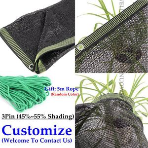 Czarny anty-UV Sunshade Net HDPE HDPE Net Garden Flowlants Cover Net Outdoor szklarnia Nowa wysokiej jakości