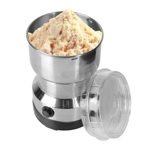 Elektrisk kaffekvarn för hemmötter Bönor Spices Blender Kitchen Multifunktionella kaffekoppare Bladkorn Maskin 240407