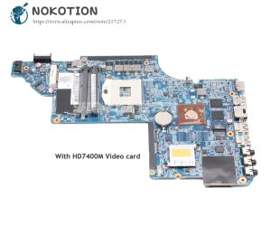 Placa -mãe 641487001 659147001 665348001 659149001 Para HP Pavilion DV6 DV66000 Laptop Managem HM65 DDR3 HD7400M