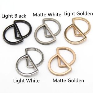 HENGC 30mm 40mm D Dee Ring Metal Buckles Clasp Web For Leather Belt Shoes Bags Garment Big Sewing Accessory DIY Crafts Wholesale