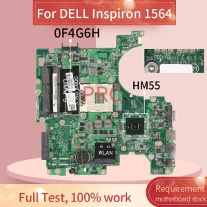 Motherboard CN0F4G6H 0F4G6H für Dell Inspiron 1564 PAG989 Notebook Mainboard Daum3BMB6E0 HM55 DDR3 Laptop Motherboard