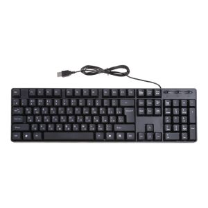 Keyboards 104 keys full size Russian/ English Silent Keyboard Waterproof Office Keyboard for Windows Computer dropshipping