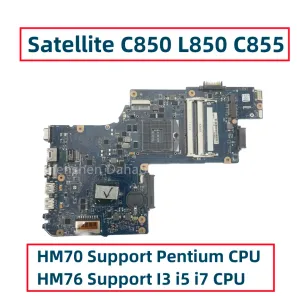 Motherboard H000052360 H000050780 für Toshiba Satellite C850 L850 C855 Laptop Motherboard mit SLJ8E HM76 Support I3 I5 I7 CPU DR3L