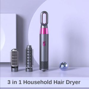 Dryers MultiFunction Round Mouth straight Curly Hair Comb Automatic Curling Mini Hair Dryer 3 in 1 Hair Dryers Household Hot Air Comb