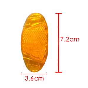 1Pair Bicycle Bike Spoke Reflector Safety Night Warning Light Wheel Rim Reflective Mount Night Reflectors Flashing Cycling Light