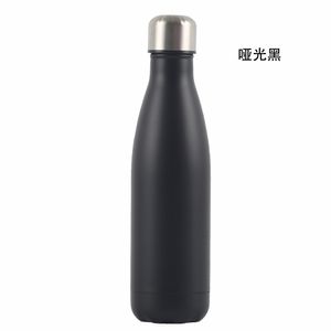 500 ml Doppelwandflecken Stahlwasserflaschen Thermosflasche Heiße und kalte isolierte Vakuumflasche für Sport halten
