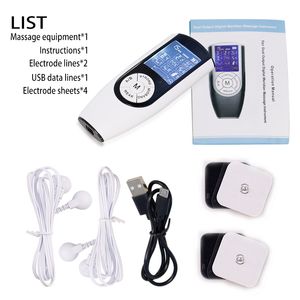 Terapi Massager EMS TENS muskelstimulator Electrical Pulse Acupunktur Slimming Digital Relax Massage Machine Full Body Tool