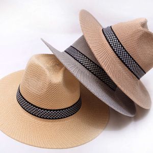 Medelålders och sommarskuggning halm medelålders mäns gåva skydd äldre sol fader cool hatt