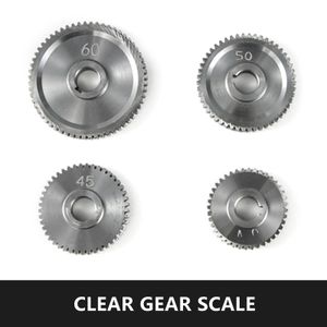 VeVor Micro Lathe Metal Gear Set 17st 18st 27st för CJ0618 Hushållets små svarvar och malningsmaskiner Höger handriktning