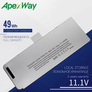 Batterias APEXWAY 10.8V Bateria de laptop 49Wh para Apple McABook 13 