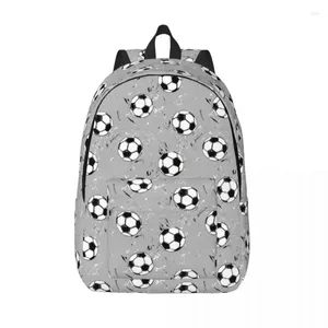 Förvaringspåsar fotbollar fotboll ryggsäck för pojke flicka barn student skola bokväska duk dagpack förskolan dagis påse utomhus