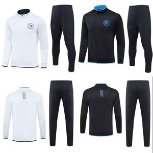 Set di calcio/turisti da pista da uomo trackuits Napoli Allenamento Jersey 2324 Player Edition Autunno/Inverno SAPPIALE GUCCHI