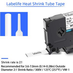 Irmão compatível Tubo de tubo de encolhimento de calor HSE-231 HSE-211 HSE-221 HSE-631 para P-Touch PT-E550W E300 E500 P750WVP P900 P950W 7600