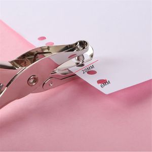 Metal Hole Punch Scrapbook Binding Cartoley Calter Cutter Single Hole Hand Tool Craft Feaching Formies vincolanti