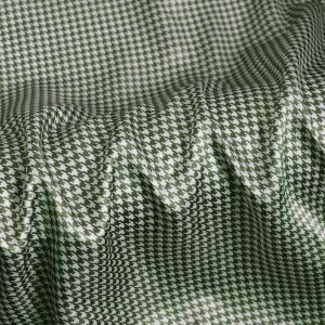 Av Meter Houndstooth Mönster Satin Tyg Geometric Print CharmeUse Material Soft Fooding