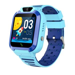 Watches 4G Kids Smart Watch Sim Card Call Video Message Påminn SOS WiFi LBS Location Chat Camera IP67 Watertproof Smartwatch For Children