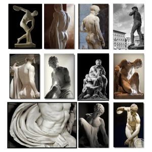 Греческая статуя художественные работы Дэвид Пластичная скульптура искусство холст.