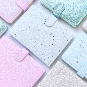 Notebooki domikee słodkie kreatywne glitter cekiny notebooki w twardej okładce studenckie cukierki koreańskie planistki organizator artykułów piśmiennych a5a6