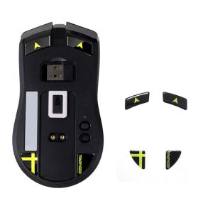 Akcesoria Talongames Glass Mouse Myse Myse Mysz podkładki naklejki zakrzywione krawędzie dla Viper Ultimate Gaming Mouse