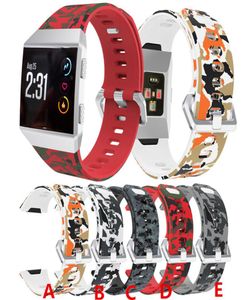 Buntes Bänder für Fitbit -Ionic Smart Watch Accessoires Verstellbarer Ersatz Armreif Silikon Armband Band Armband2650476