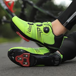 Sapatos profissionais de ciclismo de velocidade masculino esportes ao ar livre não deslizam cross-country MTB Bike Shoes