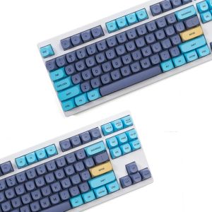 Acessórios IDOBAO MA/XDA/DSA PerfilCap Keycap 40%/60%/Base Kit -KitCap para teclado mecânico MX Switch PBT Dyesub rosa Caps de chave azul preto