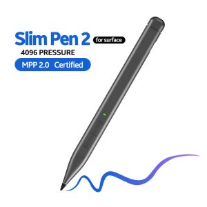 Pens Slim Pen 2 Microsoft Surface Pro 8 9 4096圧力インクスタイラスペンシルfor Surface Laptop Studio 2デルHP Asusのデュオ