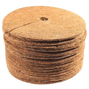 Okrągłe kokosowe włókno włókna ściółki Film 5 rozmiarów tkanin przeciwpiepący Film ochronny zimny mata mata Flower Garden Supplies