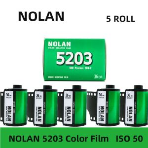 Kamera Yeni 1/2/3/5 Rulo Nolan 5203 135 Renkli Film Rulo Negatif Film ECN2 İşleme ISO 50 M35 M38 Film Kamerası için 36EXP/ROLL