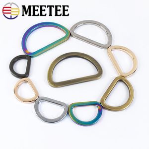 10/20Pcs 16/20/25/32/38mm Metal D Ring Buckle For Webbing Bag Strap Connector Clasps Handbag Decor Hook DIY Hardware Accessories