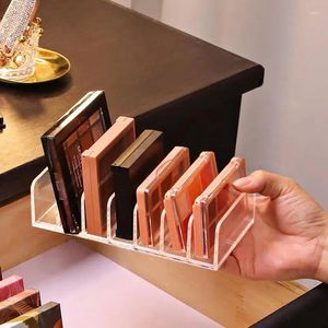 Storage Boxes Acrylic Eyeshadow Palette Makeup Organizer 7-Cell Cosmetic Accessories For Eye Shadow