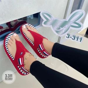 35-43 Summer Chunky Heel Women Outdoor Sandals Thick Platform Sole Casual Beach Höjd Ökande floppflips damskor