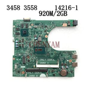 Материнская плата I35015U 920M/2 ГБ для Dell Inspiron Series 3458 3558 Материнская плата ноутбука 142161 1xvkn cn0dtmmv dtmmv