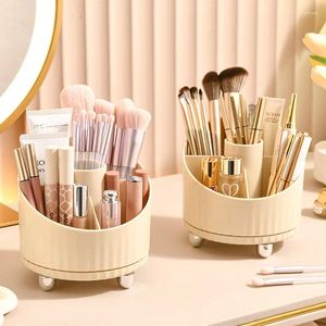 Storage Boxes Makeup Brush Box Desktop Cosmetics Shelf Dormitory Lipstick Eyebrow Organizer Student Pen Holder