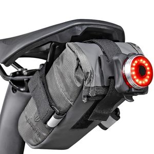 Bicycle Saddle Bag Waterproof MTB Road Bike Bag Tools Pannier Reflective Rear Basket Tools Pannier Cycling Accessories