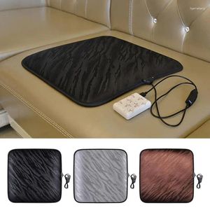 Tapetes de sofá aquecido USB Almofadas de assento universal Almofadas de aquecimento elétrico para assentos de escritório em casa para se aquecer no inverno cadeira térmica mais quente