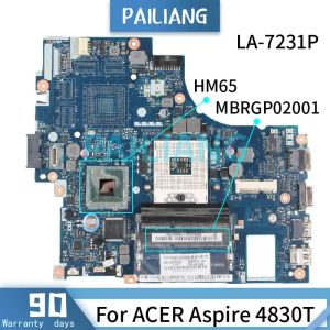 Acer Aspire 4830t Ana Kurulu Mbrgp02001 LA7231P HM65 DDR3 TESED