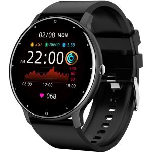 Watschen Women Smart Watch Männer Smartwatch Herzfrequenzmonitor Sport Fitness Music Ladies wasserdichte Uhr für Android iOS Phone